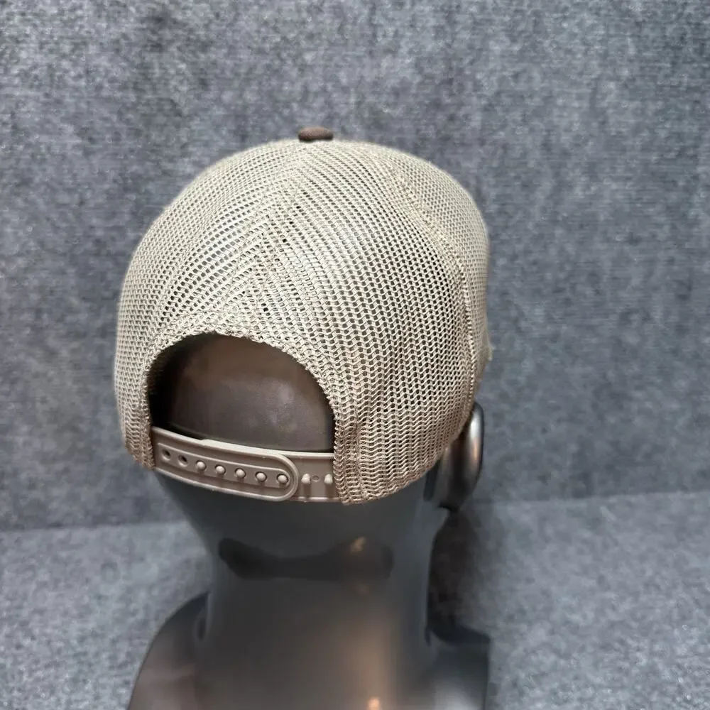 Kenworth Trucks Hat KW Faux Leather Patch - Camo Mesh SnapBack Cap Licensed